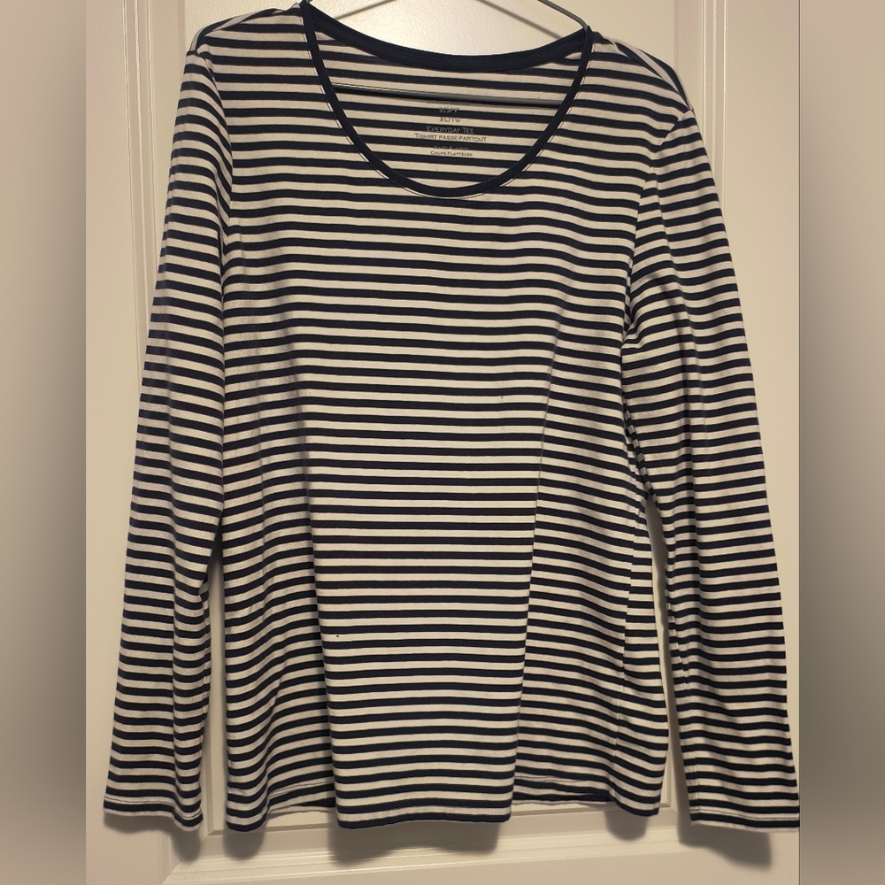 Denver Hayes Striped Long Sleeve Tee